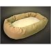 Majestic Dog Bagel Pet Bed with Sherpa XL Khaki