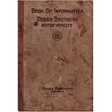 1923 DODGE Shop Service Owners Manual Book by Dodge