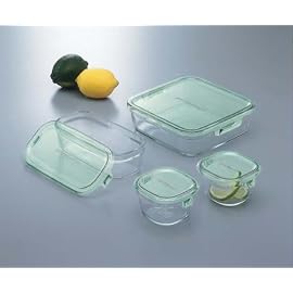 iwaki パイレックス パック&レンジ システムセット・ミニ グリーン PX-PRN-G4S