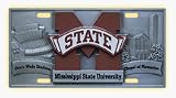 Mississippi State Bulldogs Official License Plate Cover
