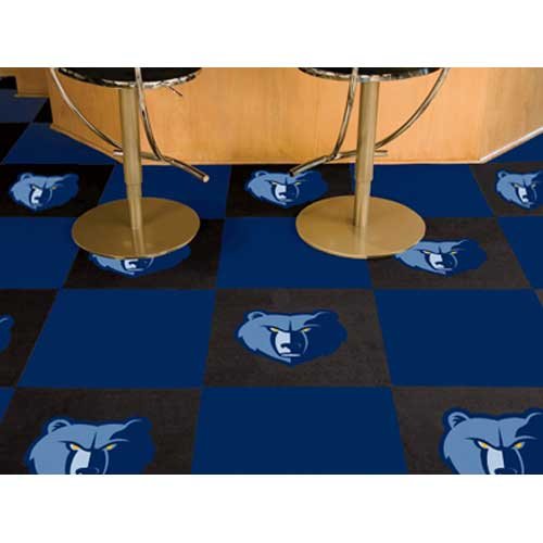 Memphis Grizzlies NBA Carpet Tiles (18x18" tiles)"