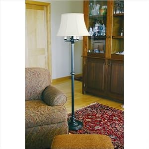 Newport Four Light Floor Lamp in Oil Rubbed Bronze