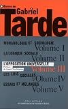 L'opposition universelle - Oeuvres III