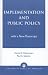 Book Implementation and Public Policy
