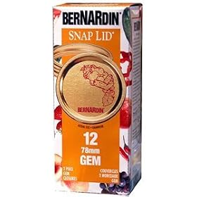 Bernardin Mason Jar Lids & Screw Bands - GEM