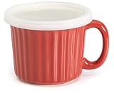 Good Cook Ceramic 16 Ounce Soup Dish, Red Good Cook Ceramic 16 Ounce Soup Dish, Red