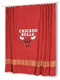 NBA Chicago Bulls Shower Curtain - Red (72 x 72