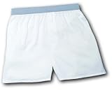 White jersey cotton boxers boxer shorts available in 5 sizes