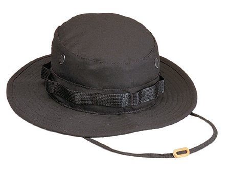 Ultra Force Boonie Hat, Black, Size 7