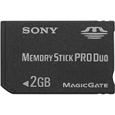 SONY メモリースティックPRO Duo 2GB MSX-M2GS