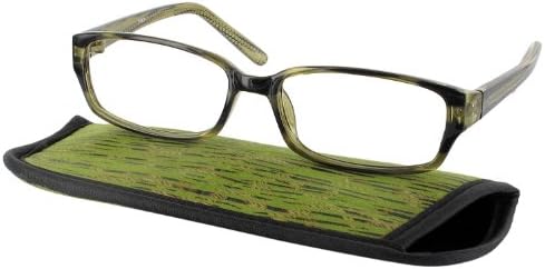 Bella Progressive No Line Bifocal Reading Glasses, Rolling Hills Green, +1.75