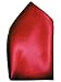 Creamy Satin Silk Handkerchief by Royal Silk - Red - 100% Silk