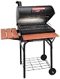 Char-Griller 2123 Wrangler 640 Square Inch Charcoal Grill / Smoker