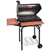 Char-Griller 2123 Wrangler 640 Square Inch Charcoal Grill / Smoker