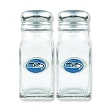 NFL Seattle Seahawks Glass Salt & Pepper Shakers