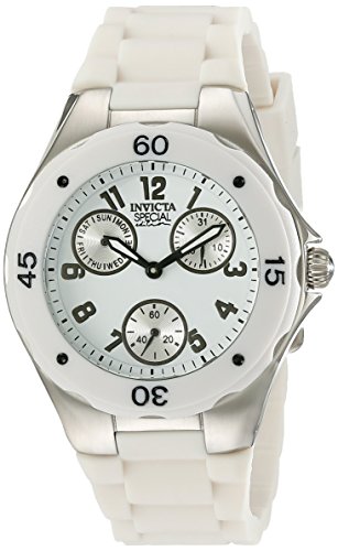 Invicta Women's 18786 Angel Stainless Steel Watch With White Silicone Band