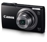 Canon PowerShot A2300 Digitalkamera (16 Megapixel, 5-fach opt. Zoom, 6,9 cm (2,7 Zoll) Display, bildstabilisiert) schwarz