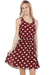 Scoop Neck Sweetheart Polyester Halter Elasticized   Waistline Lace-Up Cutout Skater Dress 