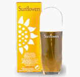 Sunflowers for Women Gift Set - 1.7 oz EDT Spray + 1.7 oz Body Lotion + 1.7 oz Foot Lotion + 1.7 oz Cleanser