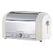 Magimix 4 slice toaster polished with cream centre panel