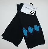 Nine West Women's Mid Calf Dress Socks 2 Pair Shoe Size:6-10.5 - Navy/Navy Pattern