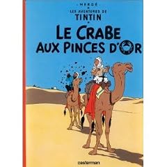 Les aventures de tintin : le crabe aux pinces d'or