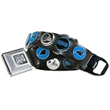 Carolina Panthers Bottle Cap Belt (X-Large, 40.5