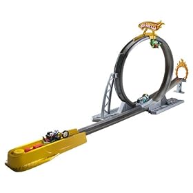 Hot Wheels Speed Cycles Daredevil Stunt Track Set by Mattel