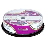 Infiniti LightScribe v2 16x DVD-R 4.7Gb 5 Colour Cakebox (10pk)