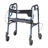 Drive Medical Clever-Lite Walker w/ Seat & Loop Locks
