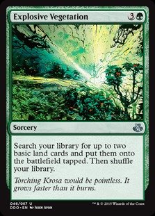 Magic The Gathering - Explosive Vegetation - Duel Decks: Elspeth vs Kiora