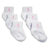 Polo Ralph Lauren girls newborn (0-6months) white socks 6pairs
