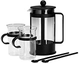 Bodum 6-Piece Kenya Coffee Press Gift Set, Black
