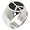 Sterling Silver Ring Inlayed Peace - Size 6