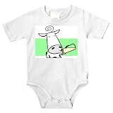 Onesie with body, individuals, individual, cow, humans, baby, person, milk, human, persons, bottle, people, animal, farm, infant