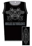 MINDLESS SELF INDULGENCE (MSI) - Skull Cassette - Black Tanktop Wife Beater
