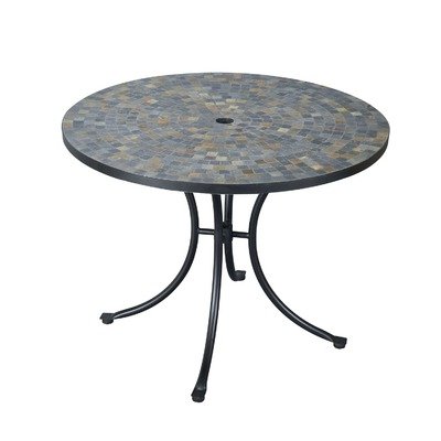 Home Styles 5601-30 Stone Harbor Outdoor Dining Table, Slate