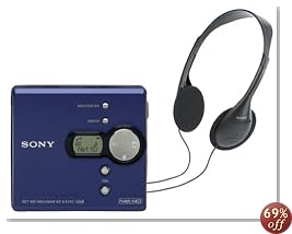 Sony MZ-N420D Net MD Walkman (Blue)