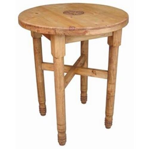 Round Leg Bar Table with Star