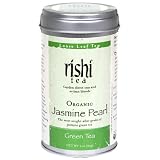 Rishi Tea Organic Jasmine Pearl Loose Tea, 3-Ounce Tin (Pack of 2)