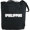 Canvas Tote Bag Black " True Philippine " Philippines Country
