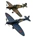 MERLINS OVER MALTA 2 PIECE SET HURRICAN/SPITFIRE