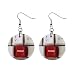 Panic Key Computer Keyboard Dangle Button Earrings Jewelry 1 inch Round 13970177