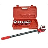 Buy 8 PC Ratchet Die Stocks Pipe Threader Set 3 8 to 1-1 4 by generic