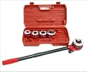 8 PC Ratchet Die Stocks Pipe Threader Set 3/8 to 1-1/4