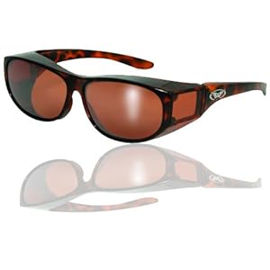 Escort Safety Glasses Fits Over Most Prescription Eyewear Driving Mirror Lenses Tortoise Print Camo Frame