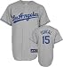 Rafael Furcal Jersey: Adult 2010 Majestic Road Grey Replica #15 Los Angeles Dodgers Jersey