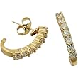 14K Yellow Gold 1.00Ct Diamond Fashion Earrings