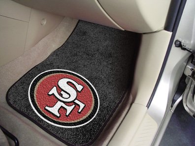 San Francisco 49ers Printed Carpet Car Mat 2 Piece Set