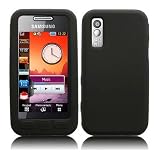 Samsung S5230 Tocco Lite Black Silicone Skin Case & Screen Protector